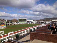 View of Chelthenham racecourse